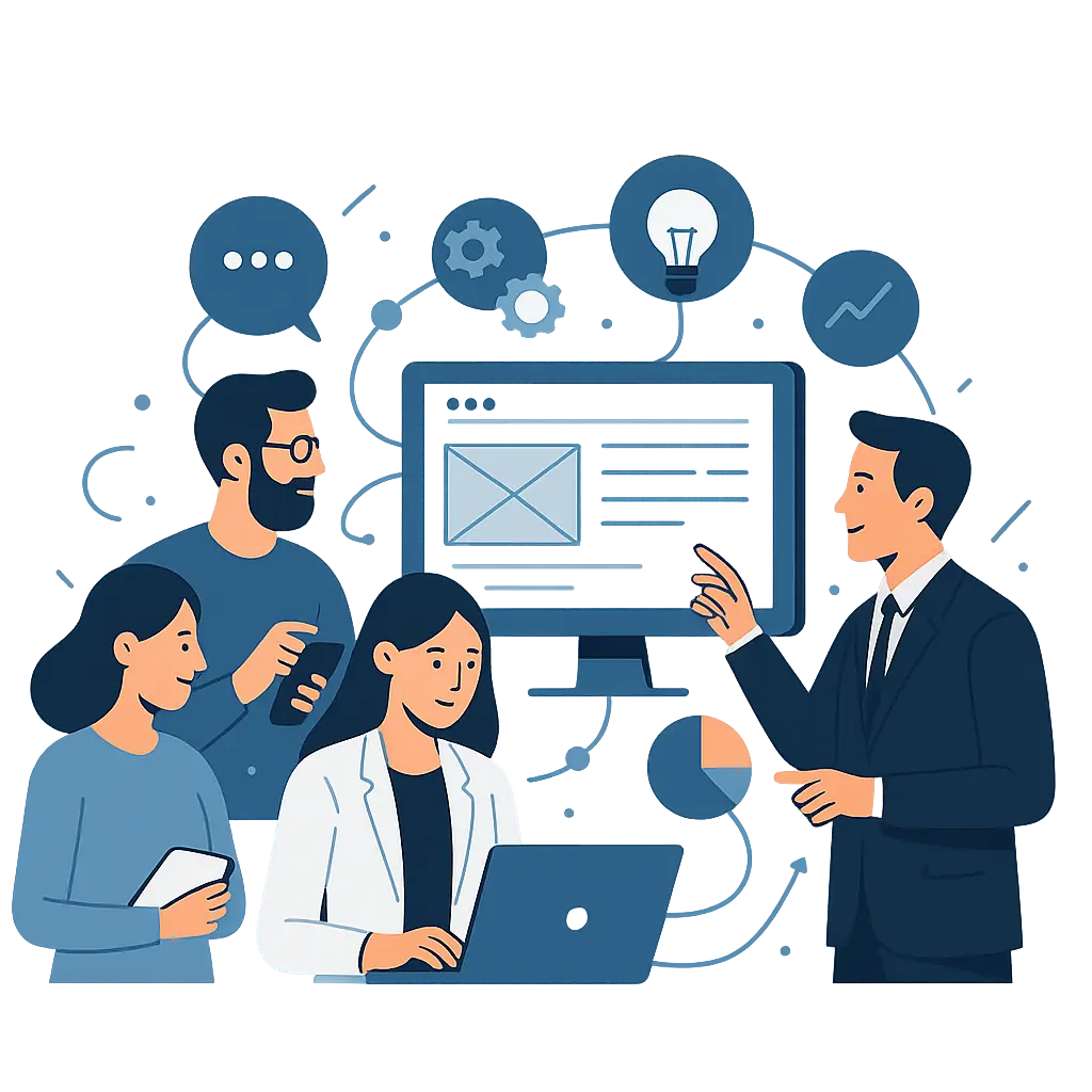 Één partner voor design, techniek, marketing én content